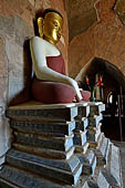 Bagan Myanmar. Sulamani temple. Buddha images. 
